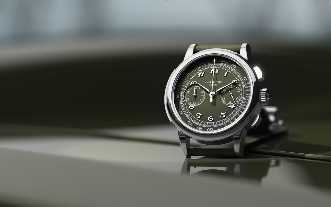 【世界249本】リーフグリーンが美しい！スウェーデン発「CORNICHE」限定クロノグラフ