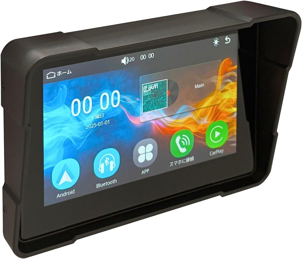 【Touring】Navigation, music, and calls too! It's a tool set, so you can hit the road right after buying it