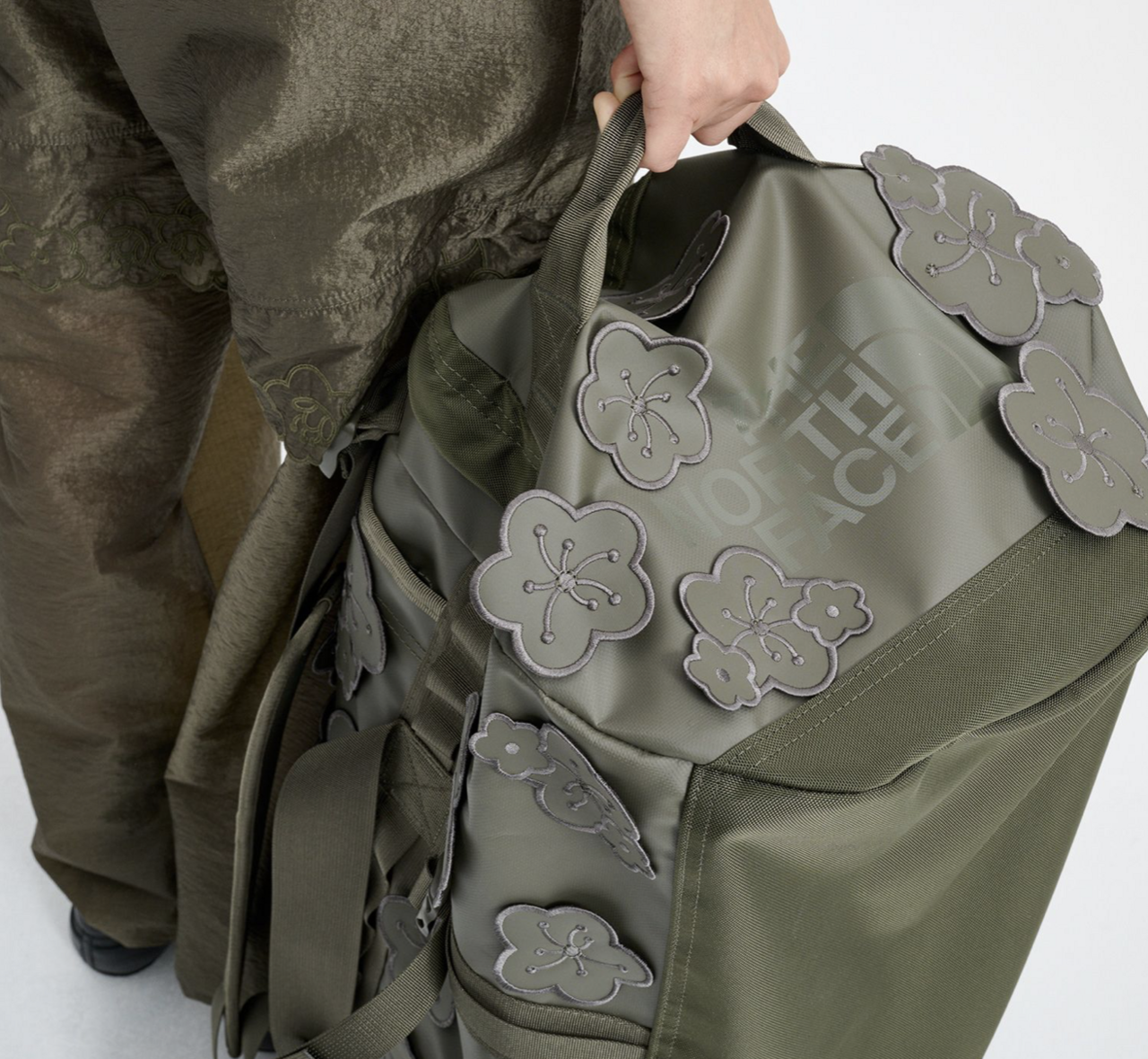 【The North Face】Collaboration with Cecilie Bahnsen! Feminine Medium Duffel Bag