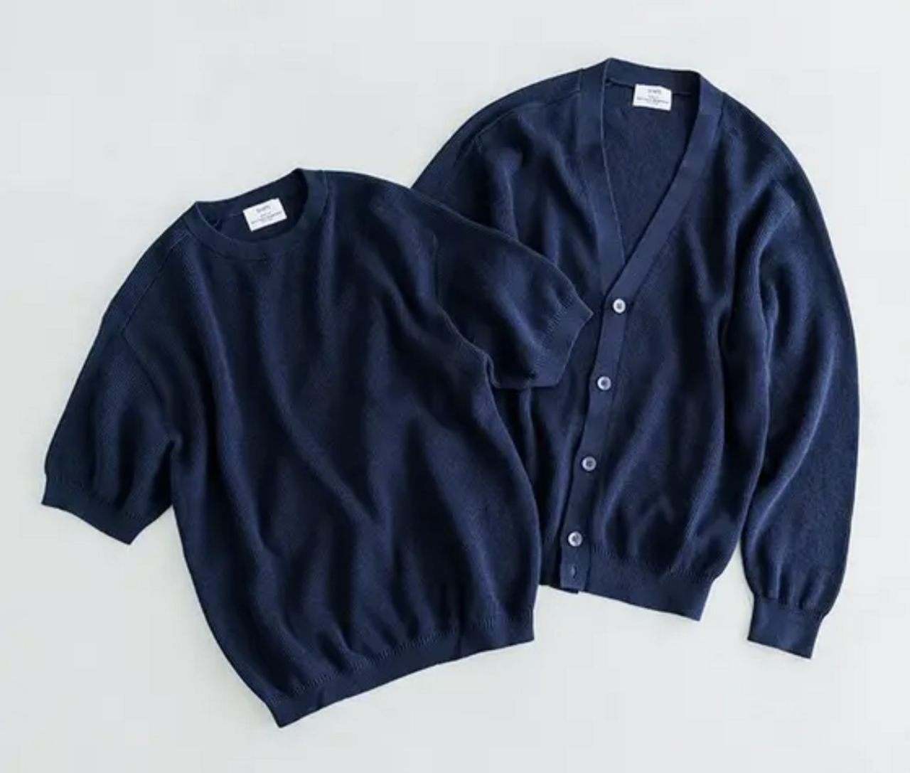 【Autumn Setup】Available for immediate wear! SHIPS x Okuyama Meriyasu special order cardigan & short-sleeve knit
