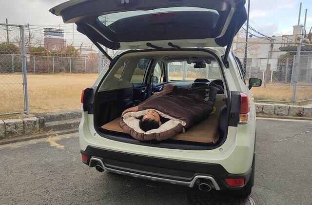【For Car Camping】Ample space for larger campers! Roll around comfortably in the king-size sleeping bag.