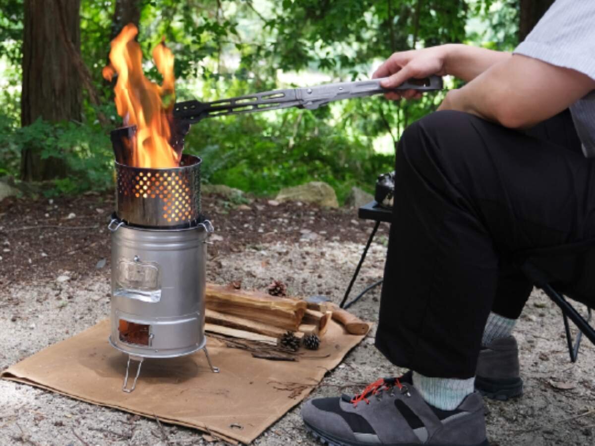 【Can Stove】 A step towards expert campers! The new option that enhances the stability of firewood is also of interest