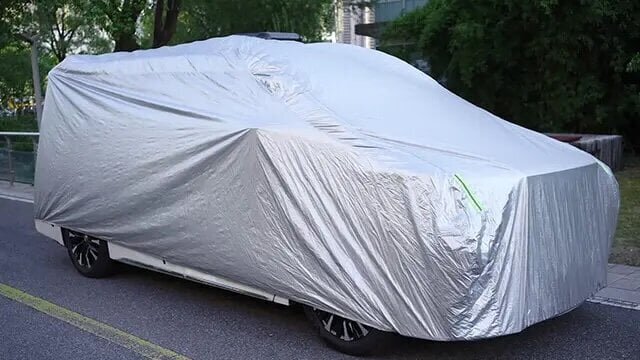 【Car Security】Coverage of the vehicle and even tracking location! All-around protection with an automatic opening and closing cover