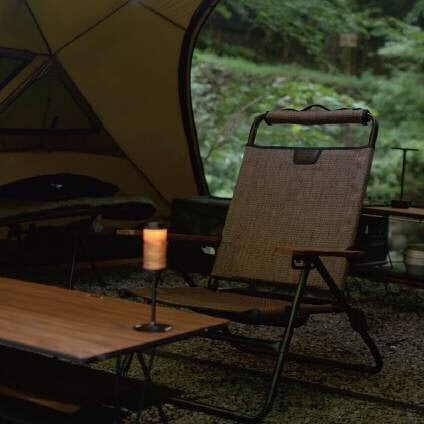 【Asov x Nodel】From the balcony to the garden and the campsite! Relax with this evolved low back chair
