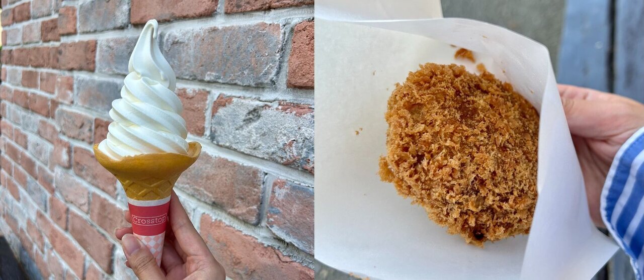 【Day Trip Drive】Gobbling up exquisite soft serve and Menchi Katsu at Isehara "Kashiwagi Ranch"