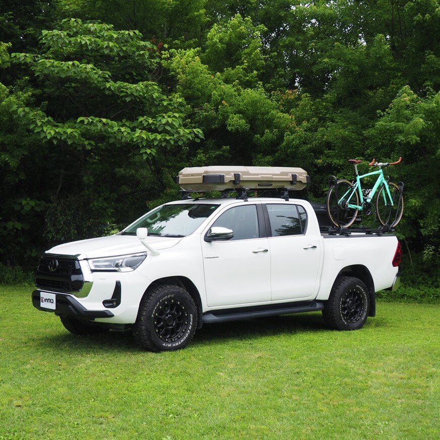 【Car Roof Box】Looks great on off-road SUVs! Generous storage of 330L with a square shape