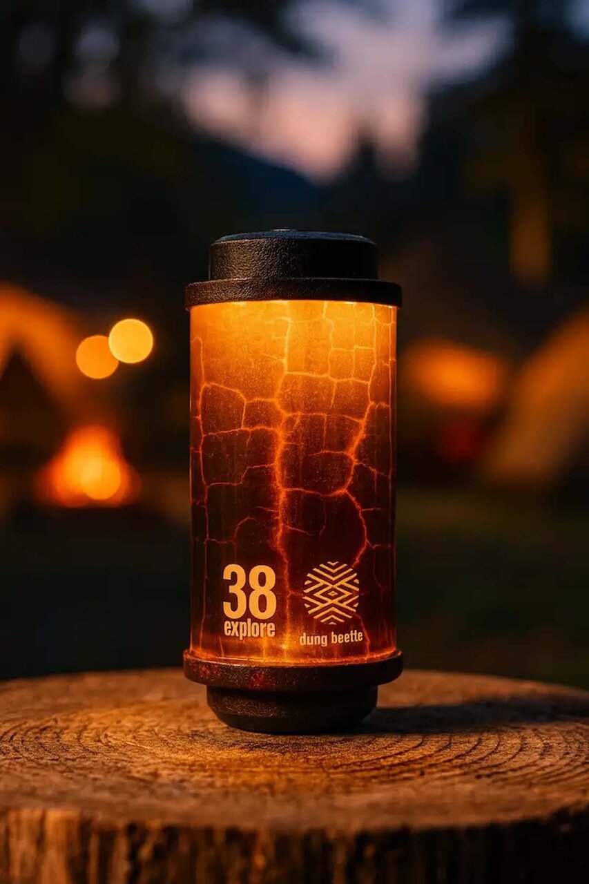 Captivated by the glow of embers like charcoal♡ “Ember” LED lantern that enhances camping nights