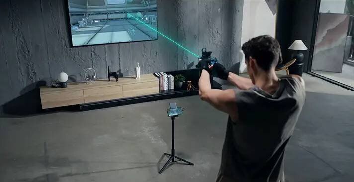 The sensation of shooting is amazing! Experience the “real shooting feeling” with this infrared shooting game