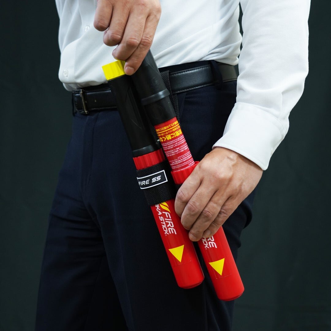 【Prepare for ignition】Dual-wielding spray also! Convenient options for next-generation fire extinguishing devices that can be used with one hand are continuously being added