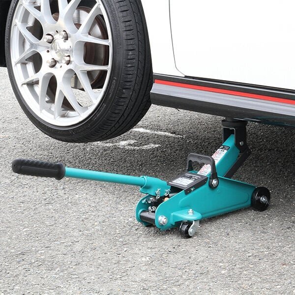 【Tire Change】Not scary with the slow down mechanism! Easy to handle even for beginners, hydraulic floor jack