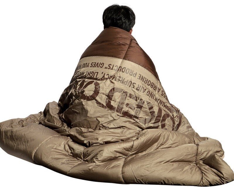 A sleeping bag from a fishing tackle manufacturer!? A mobile battery powered sleeping bag you’d want to take for winter fishing.