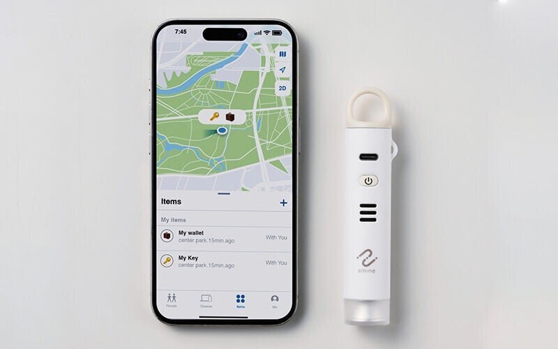 [Security Gadget] Location sharing linked with iPhone! The ultimate buzzer that can also report to the police and send SMS notifications