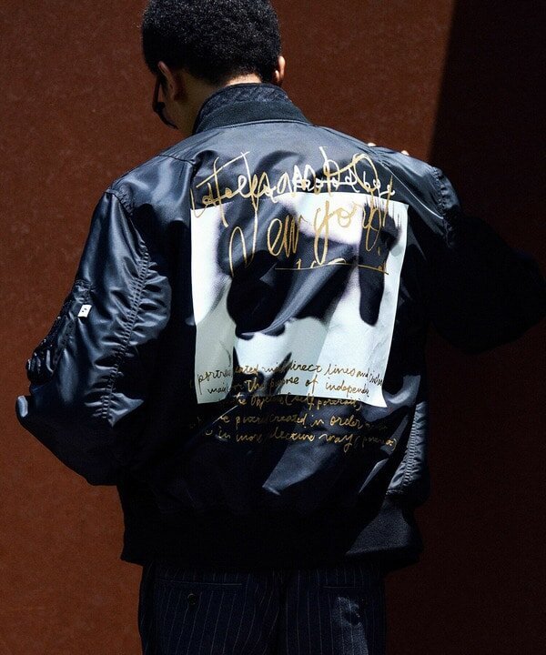 Men's Bigi 50th Anniversary! A special order blouson that showcases a rugged military × art sensibility