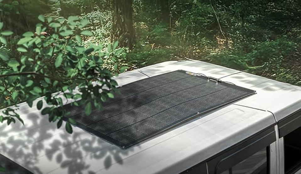 【Car-mounted】Install on your car's roof! Generate power while driving with a flexible solar panel