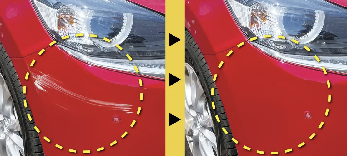 【Scratch Remover for Your Car】Self-maintenance by just applying and wiping! Immediate repair without taking it to the dealer