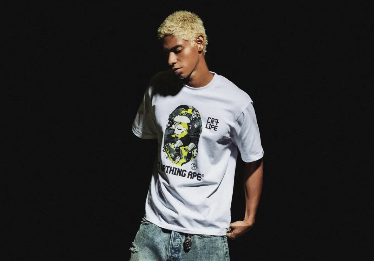 【BAPE】The ultimate collaboration of football and street! Ronaldo and Baby Milo are teaming up!