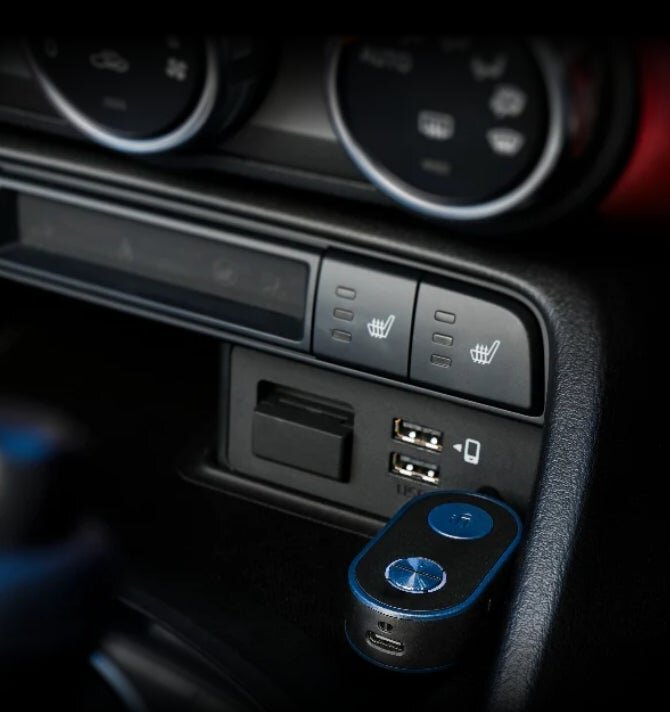 【旅行】車内＆機内でも一流サウンド堪能！Bluetoothトランシーバーを挿すだけ