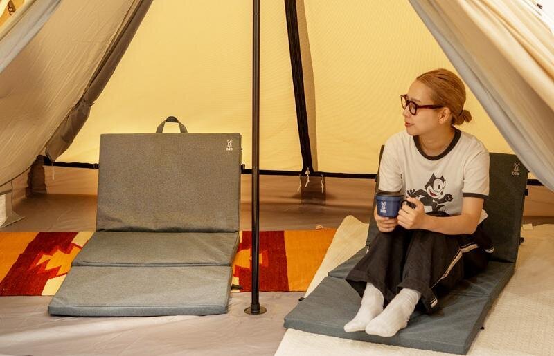 【Solo Camping】Enjoy the Tatami Style! The much-awaited “one-person” size of the popular folding sofa