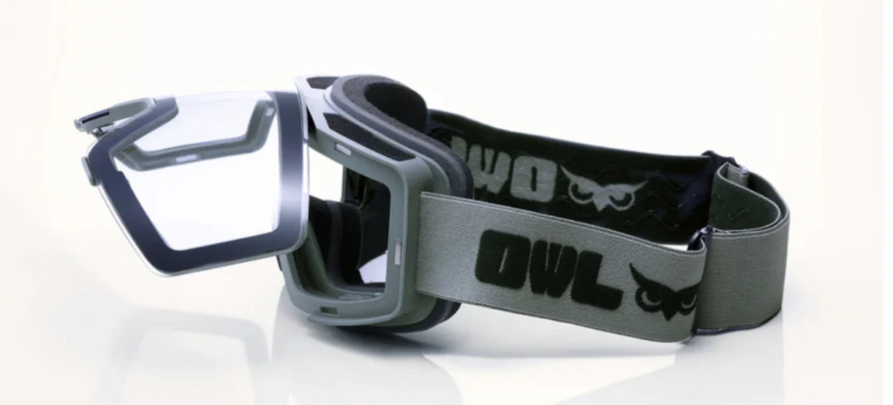 【Opens Wide】Clear Vision in an Instant! Flippable Goggles with One-Touch Ventilation
