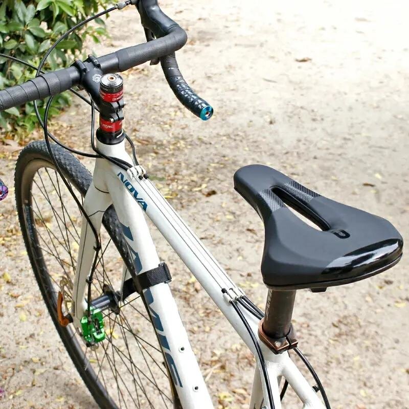 【サイクリング】長距離ライドでも圧迫軽減！高反発クッションサドルで疲れ知らず