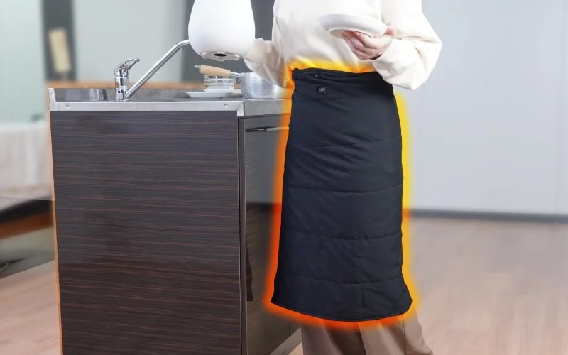 【Cold Protection】 It’s like a “waist wrap” kotatsu!? A blanket with a built-in heater that keeps you warm right away