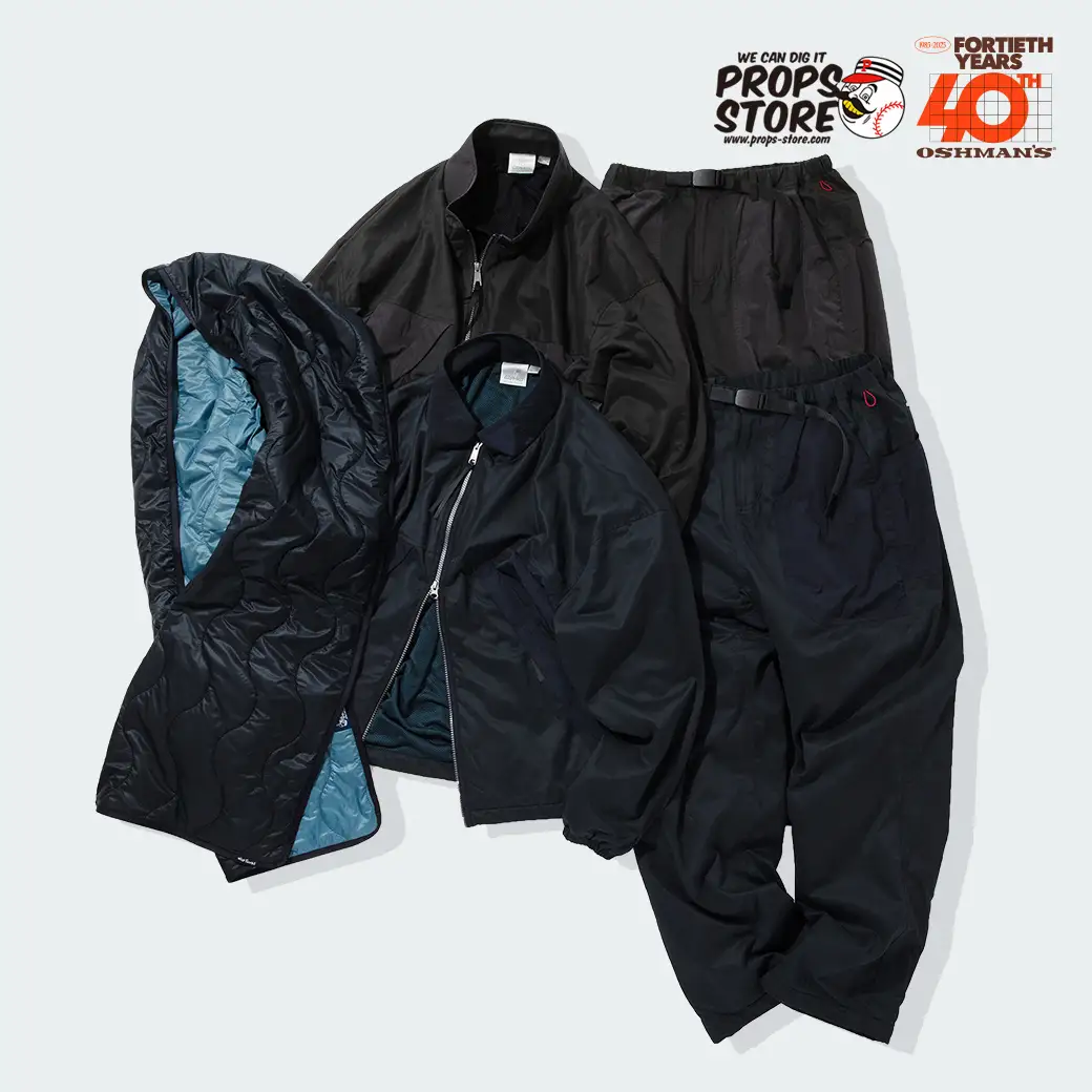 Special collaboration with the 【OSHMAN’S】 props store! Exclusive items from "Gramicci" and "WILD THINGS"