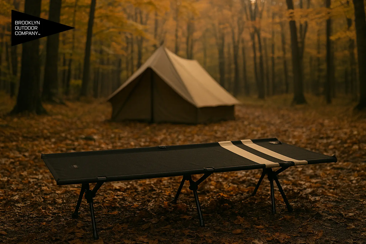 BOC定番コットに新色ボーダー!新採用ブラケットで超スピード撤収だ