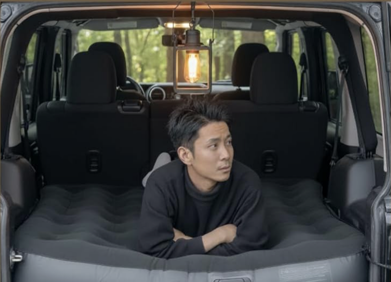 車中泊から来客、災害時まで！2分間でふっわふわに膨らむ電動エアーベッド