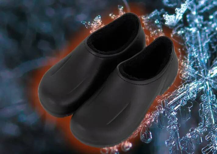 【Non-Slip】Fur Lining in the Insole! Keeps your feet warm even barefoot with "Boon" Rain Shoes