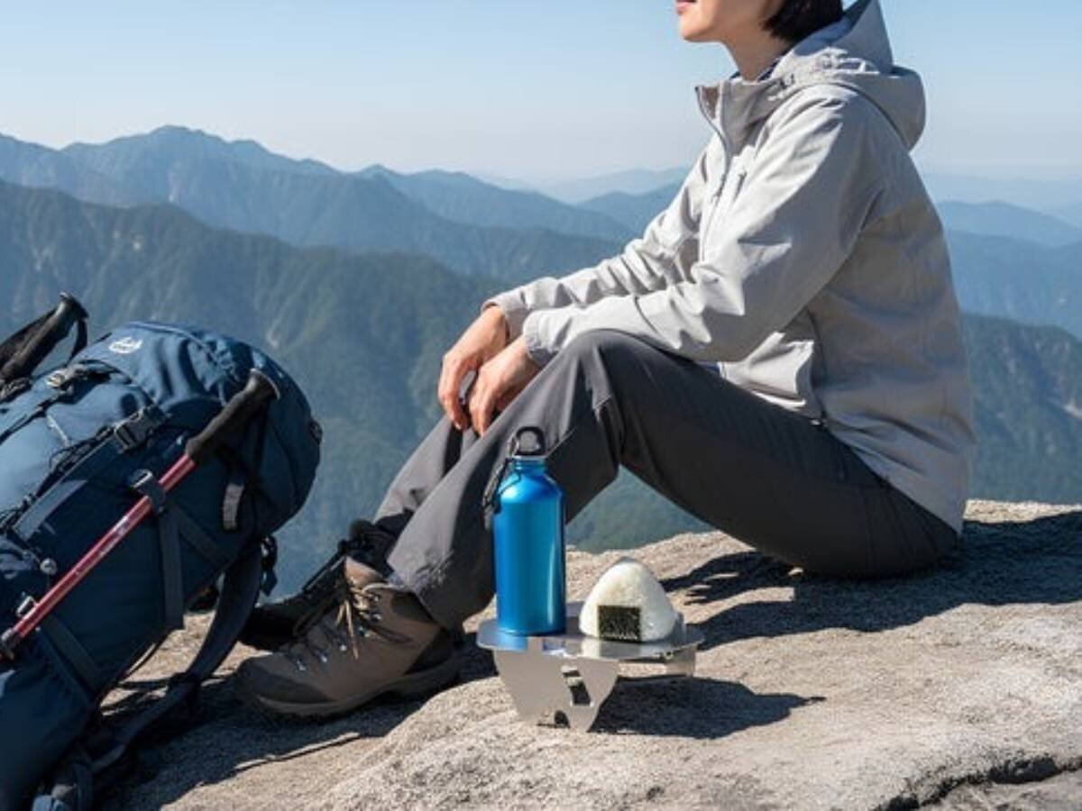 【登山】ひっくり返すだけでテーブル完成!? ワンアクション設置&撤収が最高