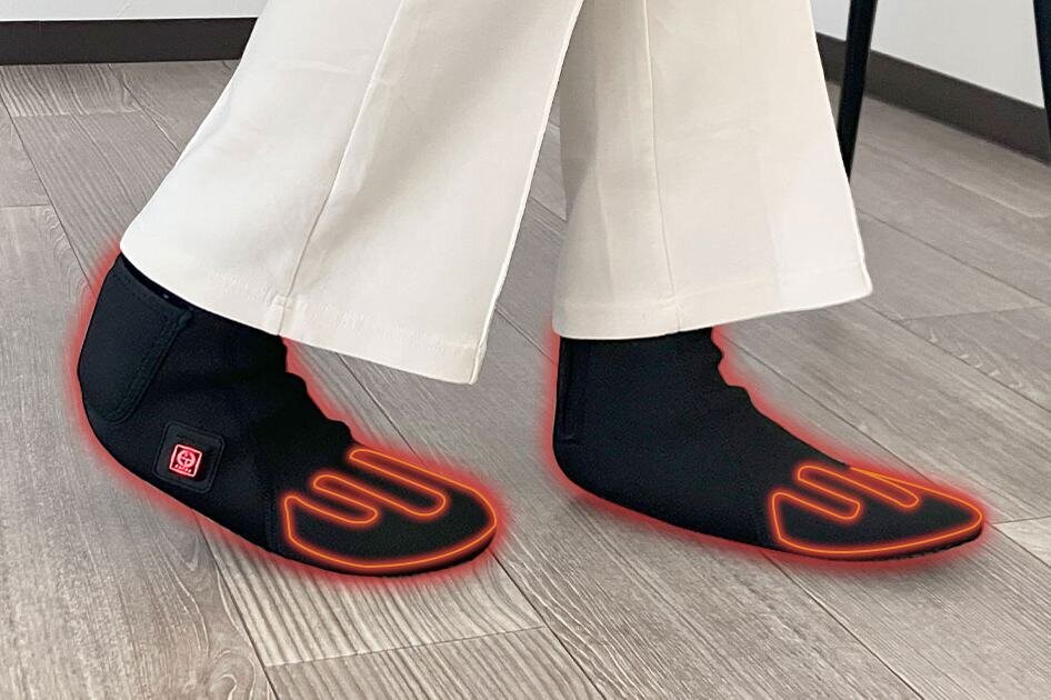 【Energy Saving】It's truly "wearable heating"! With the electric heated room shoes that warm your feet in just 10 seconds, your feet will be toasty warm!