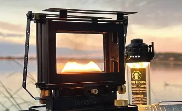 【Winter Chill】A full-fledged cooker! Heals with a portable mini iron stove