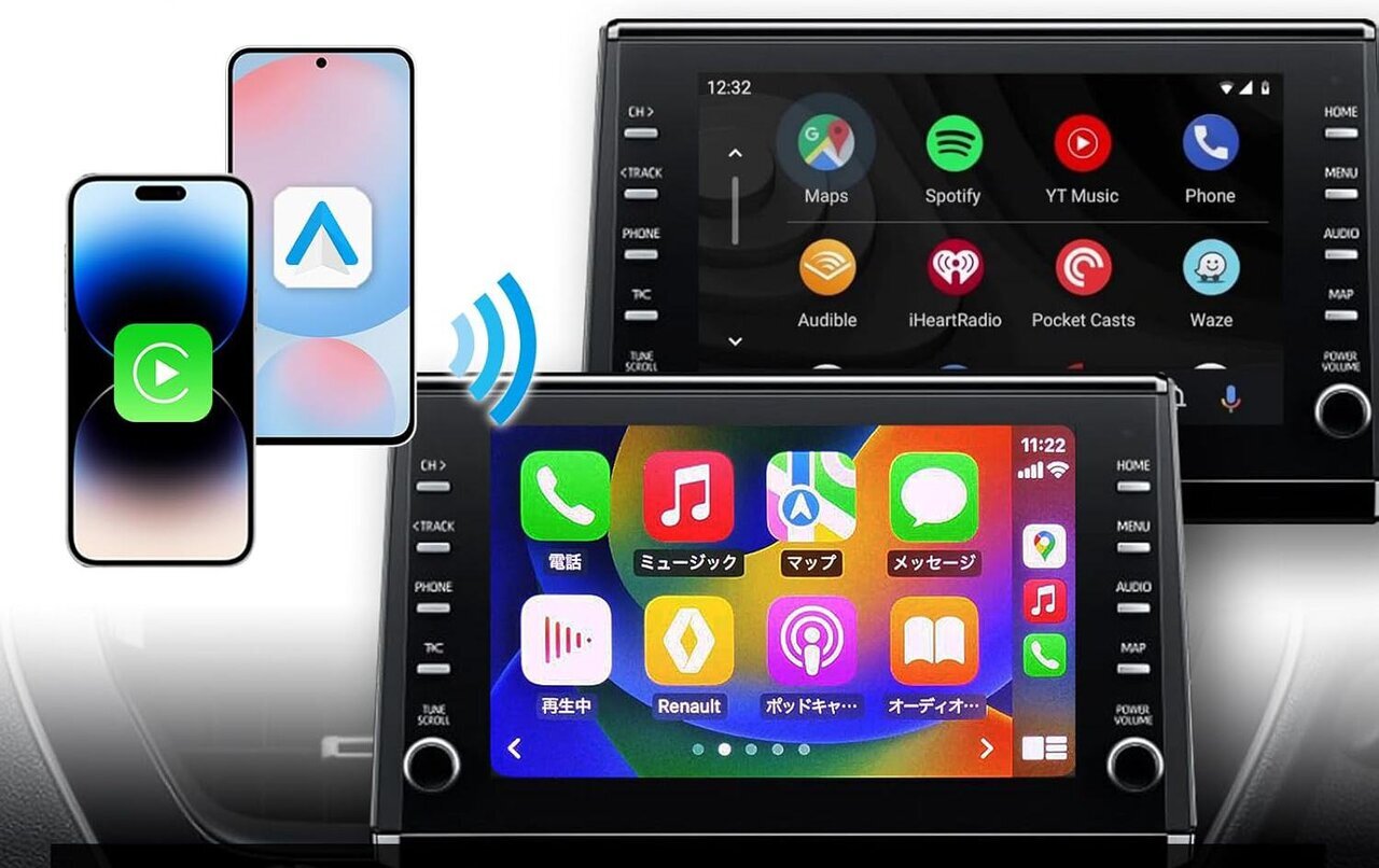 【In-Car Gadgets】No more suffering through New Year's traffic! Equipped with standard apps for an entertainment paradise