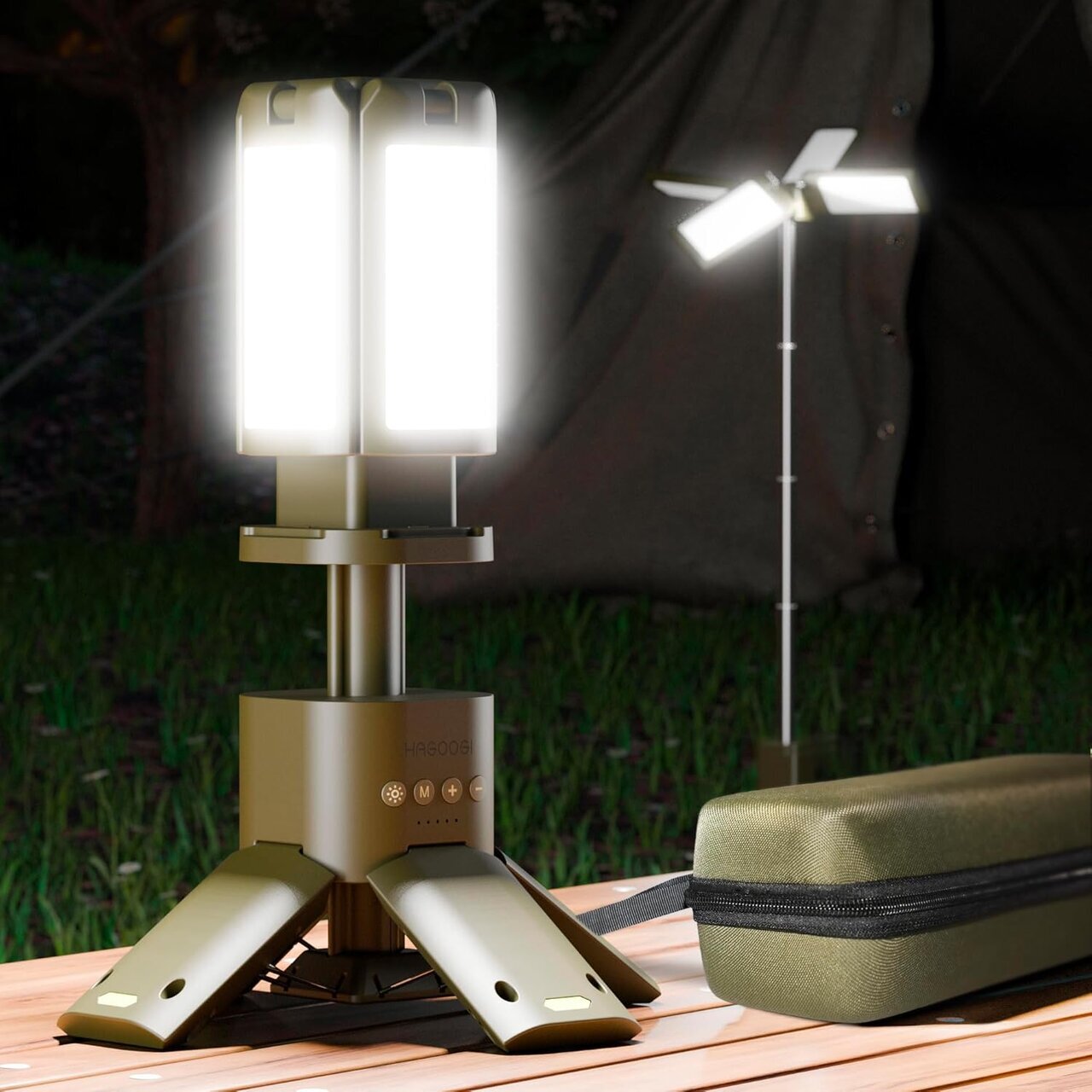 【New Year Camping】Pay attention to the 4 “independent” LED panels! A versatile light that illuminates all directions