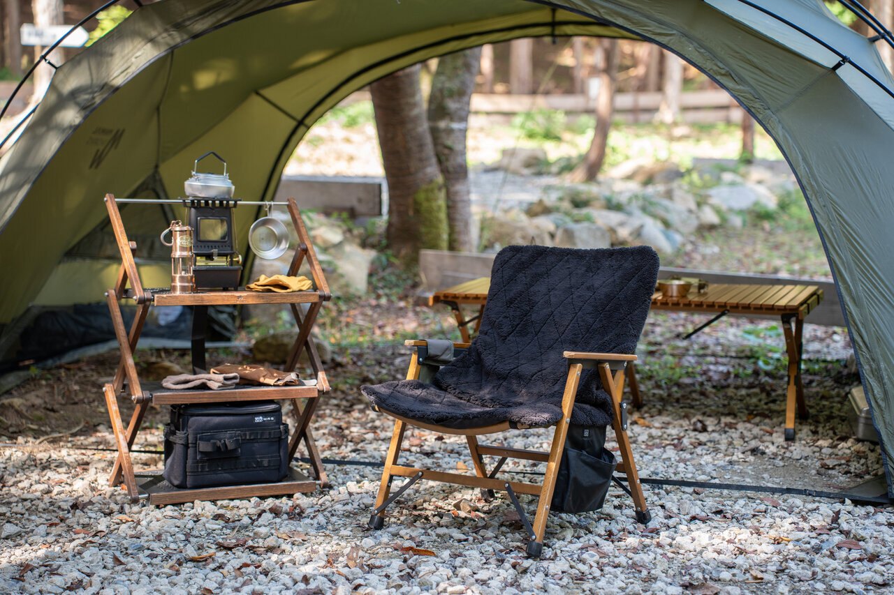 "Even for the first sunrise of the year, my favorite outdoor chair is ready for winter! With an electric heat cover, it gets warm in no time."