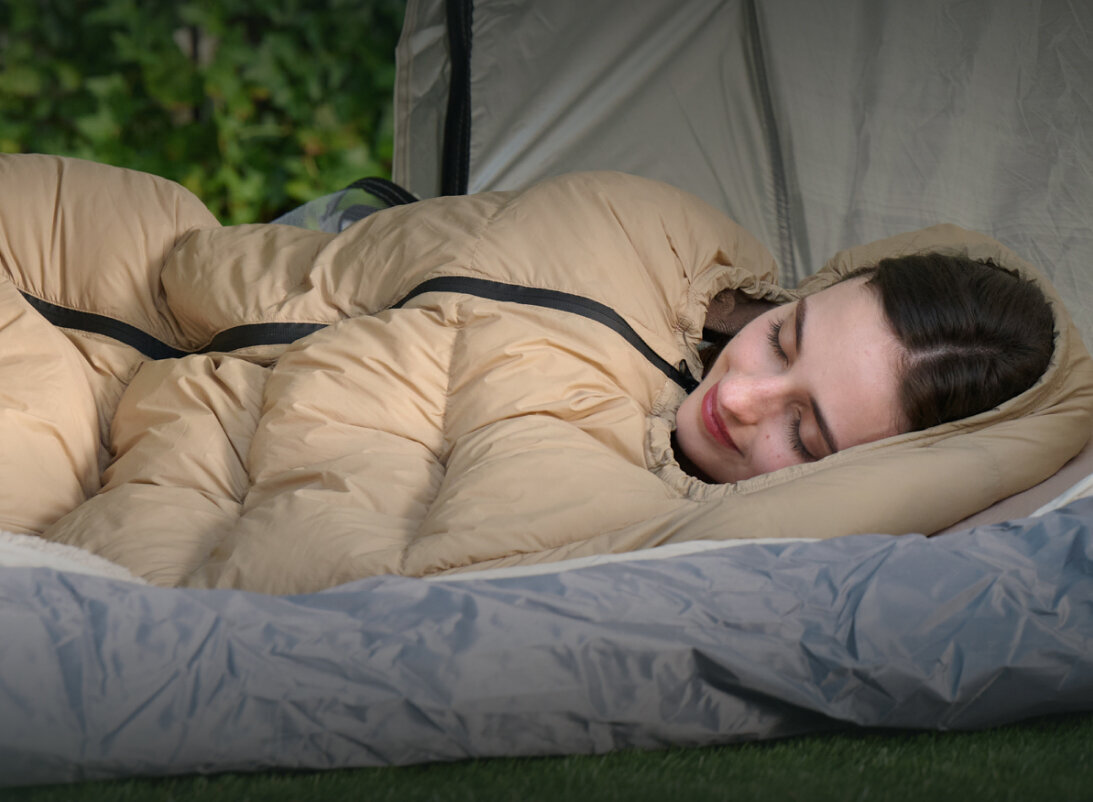 【Winter Camping】Is it possible to sleep even more soundly than at home!? Enjoy a good night's sleep with this comfort-focused down sleeping bag