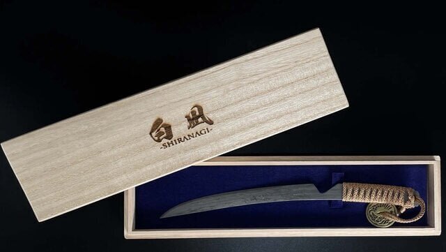 Made with the same materials & methods as Japanese swords! A "real" protective sword forged by skilled swordsmiths