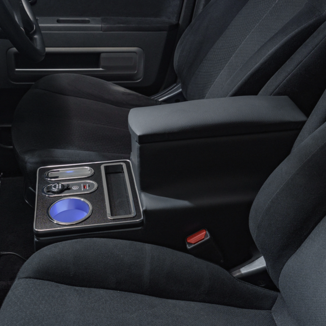 【Aftermarket for Cars】Storage + Armrest + Charging, even Light!? Console box that blends in like a genuine part.