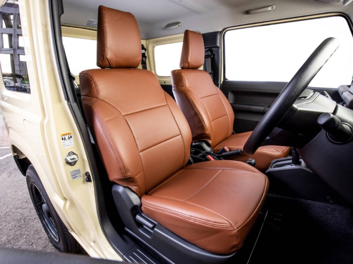 【Jimny DIY】Customize for around 10,000 yen! Front seat covers that also suit Sierra & Nomad