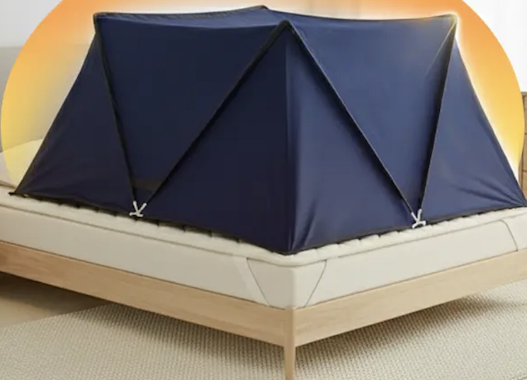 【Electricity Cost Saving】Warm and cozy even without heating! The effects of a dome tent that can be used on your bed