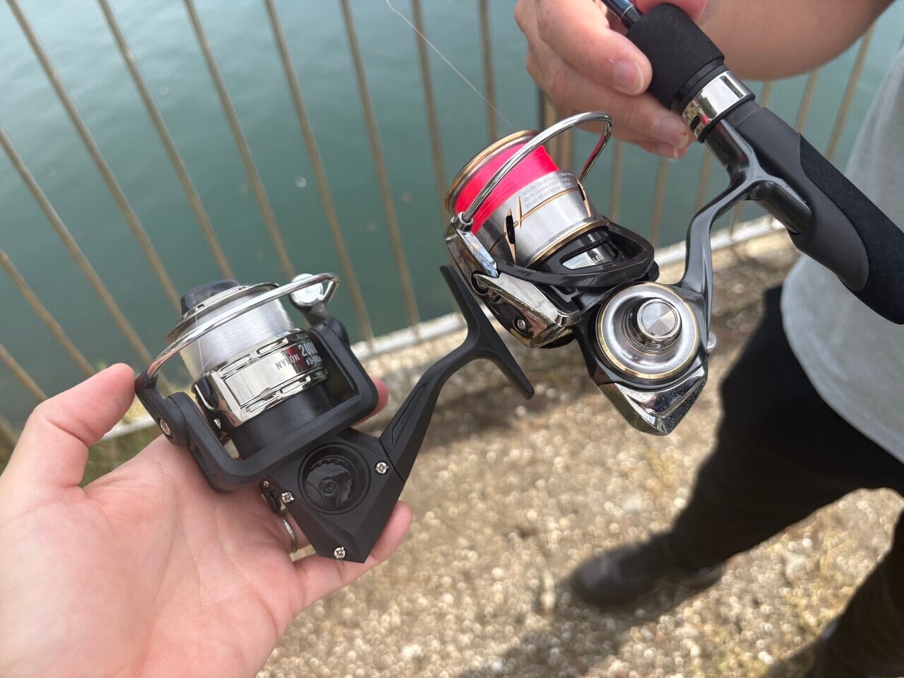 [Comparison] Is the price difference 70 times? A fishing comparison between Daiso and DAIWA reels and a report on their usability.