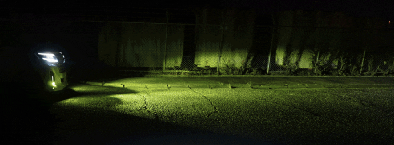 【Custom】Impressive 3-color illumination! L1B shape amber fog lamp that can be installed on Land Cruisers and Hiaces