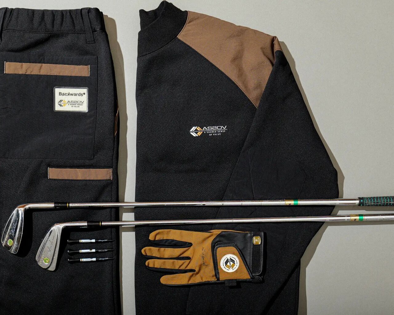 【Golf】Want to wear it for winter rounds! Assob x Backwards collaboration setup