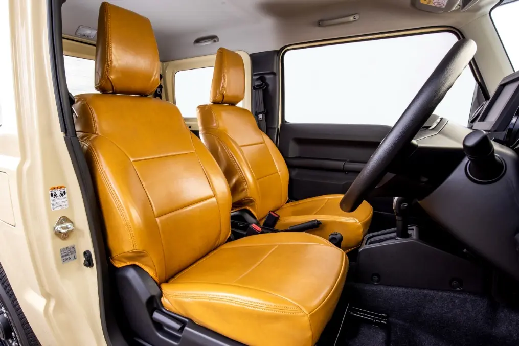 【Jimny】Custom under 25,000 yen! Front seat cover that can be installed on Nomad & Sierra too
