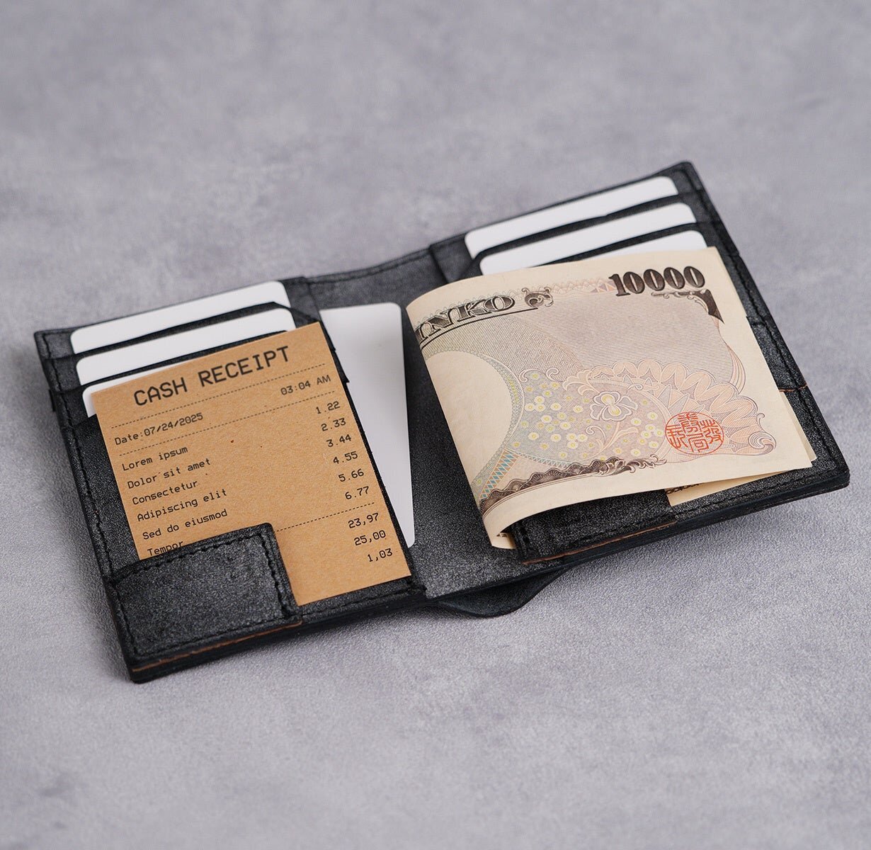 【Anti-theft feature】With a thickness of 12mm, it is perfectly designed to prevent skimming! A mini wallet compatible with dual-side touch