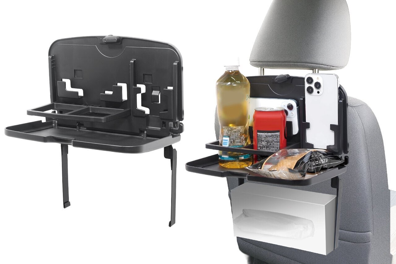 【End of Year and New Year Drive】Enhanced comfort in the back seat! A folding table is attached to the back of the seat