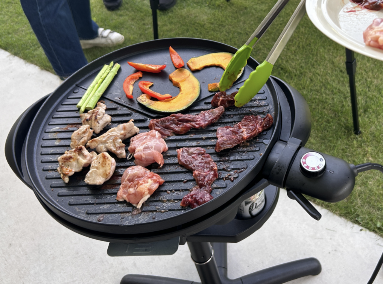 【Electricity cost is cheap】About 43 yen per hour! With an electric grill that doesn't use charcoal or gas, "outdoor meals" become easy