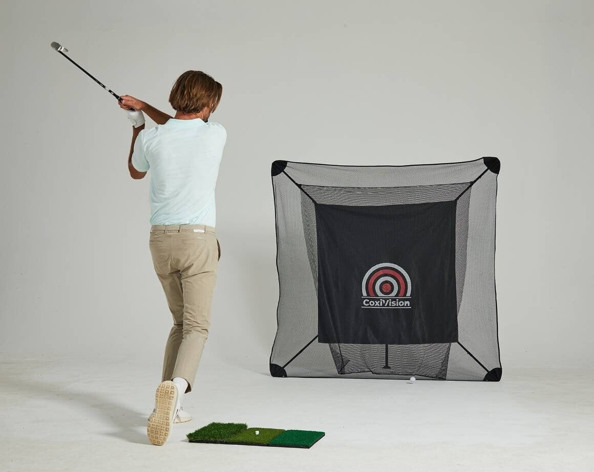 【Golf】Full swing indoors! A folding net that turns anywhere into a practice range for "secret training"