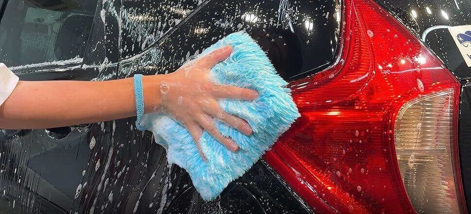 【Year-end Car Care】Hita Hita car wash is the best! It cleans using high-density special microfiber.