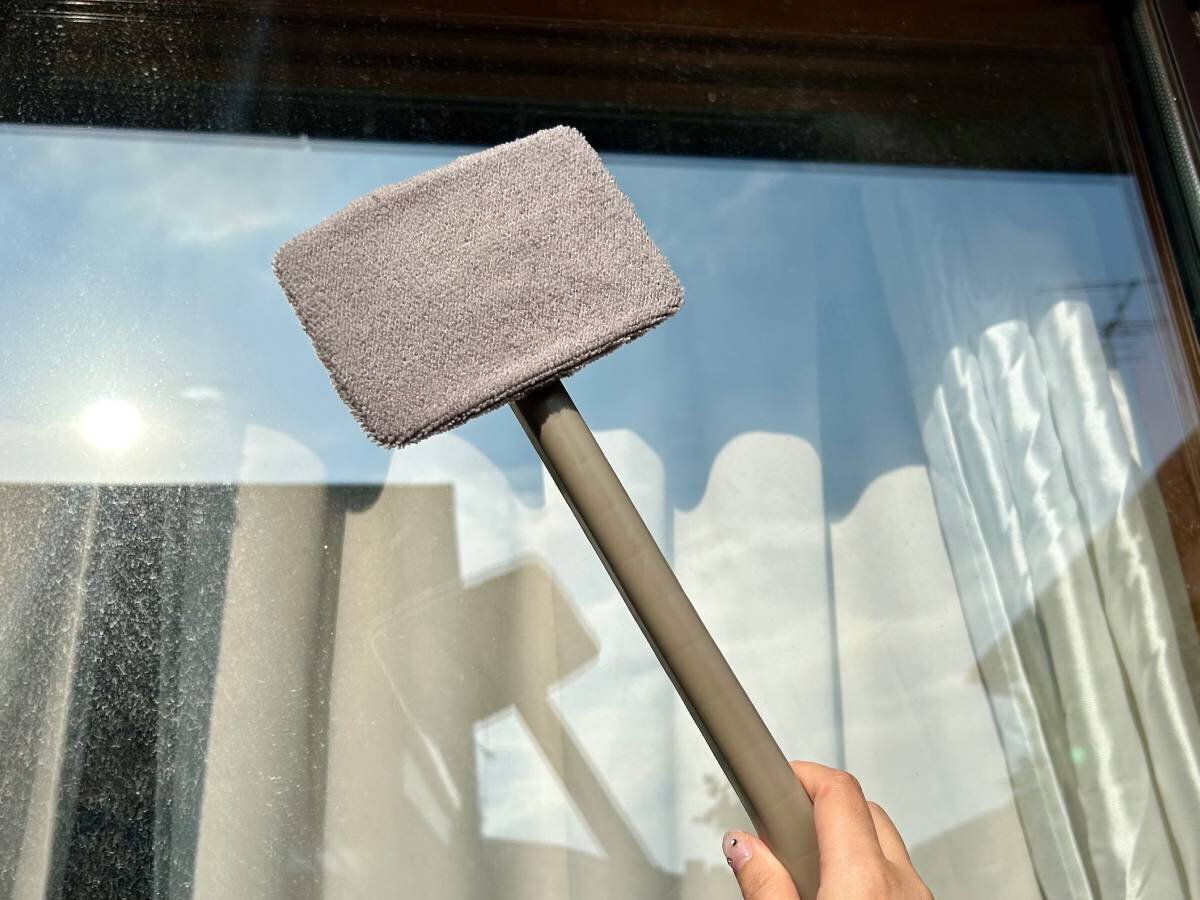 【Year-end Thorough Cleaning】 Results of wiping house window glass with 3COINS car cleaner